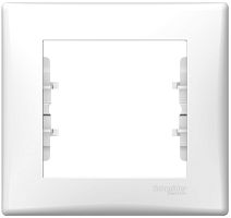 Рамка горизонтальная Schneider Electric Sedna 1-м. белый картинка